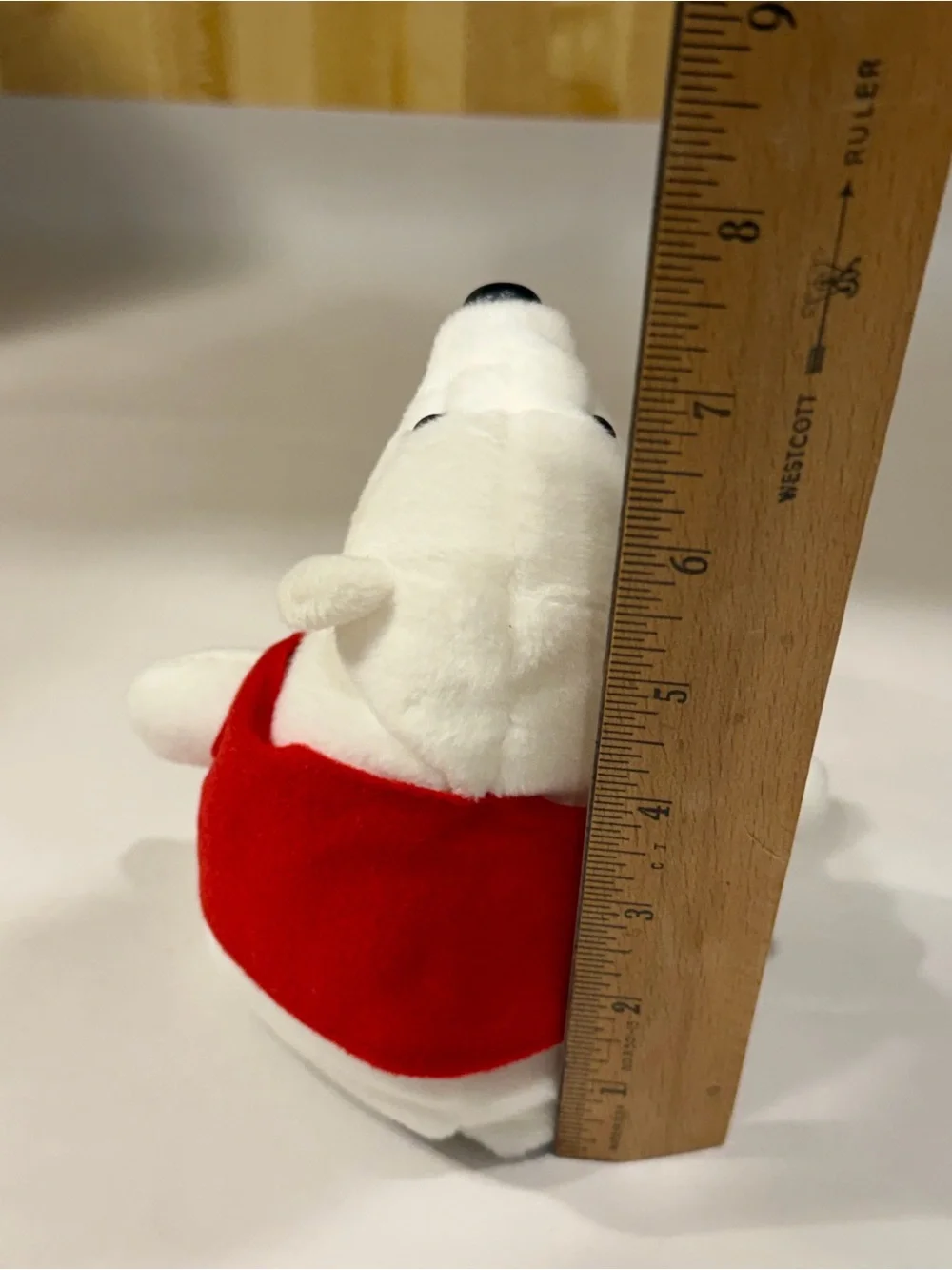 Coca Cola Polar Bear Vintage 1997 Bean Bag Plush in Red Vest & Black Bow tie